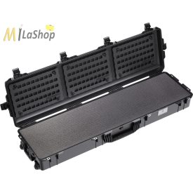   Peli 1755 AIR Long CASE gurulós műanyag védőtáska, védőtok - fekete színben, választható felszereltséggel Belső: 1397 × 356 × 203 mm