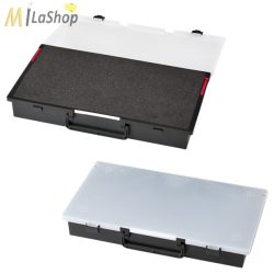 Explorer AIBOX6 fedeles fiók üresen vagy előmetszett szivacsbetéttel Belső méret: 467x255x60 mm