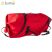 ESSL expedíciós táska/málhazsák, extra erős anyagból, hátizsákpánttal - piros színben - 63 l 