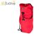 ESSL extra nagy expedíciós táska/málhazsák, extra erős anyagból, hátizsákpánttal - piros színben - 95 l 