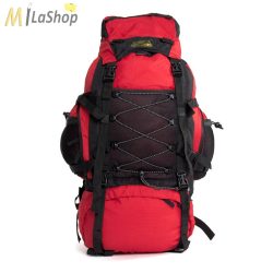 ESSL túra hátizsák piros-fekete színben(RU75) - 65 l 