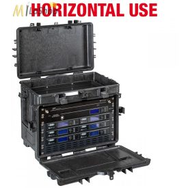   Explorer Cases 5140B6U gurulós vízálló, RACK MOUNT CASE 6U 19" védőtáska