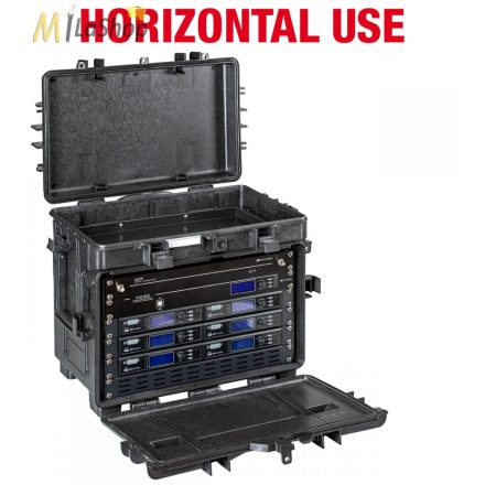 Explorer Cases 5140B6U gurulós vízálló, RACK MOUNT CASE 6U 19" védőtáska