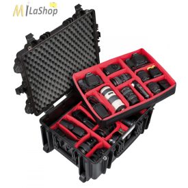   Explorer Cases 5326BPH gurulós fotó/videó védőtáska választófalas betétekkel Belső: 538 x 405 x 250 mm
