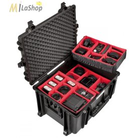   Explorer Cases 5833BPH gurulós fotó/videó védőtáska választófalas betétekkel Belső: 580x440x330 mm
