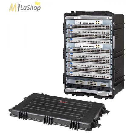 Explorer Cases 7641B15U gurulós vízálló RACK MOUNT CASE 15U védőtáska 