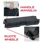 Explorer Cases Guncase gurulós Íj / fegyvertáska üresen/előmetszett szivacsbetéttel/alul-felül hullámos szivacsbetéttel Belső: 925 x 420 x 120 mm