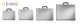 Lightcases PB 8 alumínium keretes táska, magas - előmetszett szivacsbetéttel - Belső méret: 500 x 420 x 240 mm mm