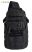 First Tactical Crosshatch Sling Bag egypántos/félvállas hátizsák, 19 l  - fekete színben