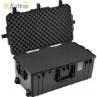 Peli AIR CASE 1626 műanyag gurulós, kerekes védőtáska, védőtok - fekete színben, választható felszereltséggel Belső: 715 x 358 x 298 mm