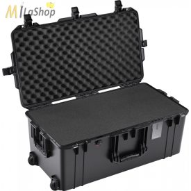   Peli AIR CASE 1626 műanyag gurulós, kerekes védőtáska, védőtok - fekete színben, választható felszereltséggel Belső: 715 x 358 x 298 mm