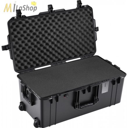 Peli AIR CASE 1626 műanyag gurulós, kerekes védőtáska, védőtok - fekete színben, választható felszereltséggel Belső: 715 x 358 x 298 mm