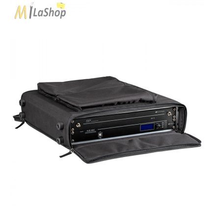 Explorer Cases 2U rack méretű merevített puha tok, választható hátizsákpánttal is