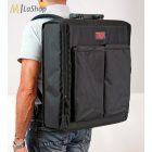 Explorer Cases 2U rack méretű merevített puha tok, választható hátizsákpánttal is