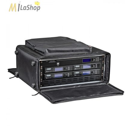 Explorer Cases 4U rack méretű merevített puha tok, választható hátizsákpánttal is