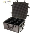 Peli Storm Travel Case, utazótáska, gurulós védőtáska iM2875 -  fekete színben, választható felszereltséggel Belső: 571,5x535,9x289,6 mm