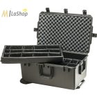 Peli Storm Travel Case, utazótáska, gurulós védőtáska iM2975 - fekete színben, választható felszereltséggel Belső: 736,6x457,2x350,5 mm