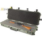 Peli Storm Long Case, fegyvertáska, gurulós védőtáska iM3200 fekete színben, választható felszereltséggel  Belső: 1117,6x355,6x152,4 mm
