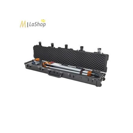 Peli Storm Long Case, fegyvertáska, gurulós védőtáska iM3410, választható felszereltséggel  Belső: 1384,3x254x152,4 mm